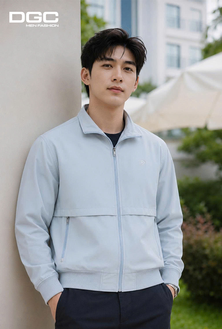 Ảnh của Áo bomber 2 lớp cổ đứng